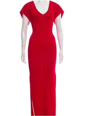 Roberto Cavalli FW19 Pink Tassel Gown